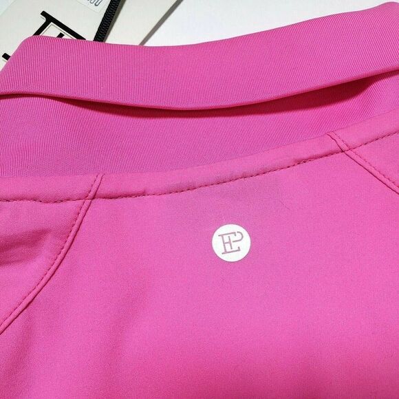 EP New York Golf Vest Pink Full Zip Rosa Collar Detail Barbiecore New $96 Small - Picture 4 of 11